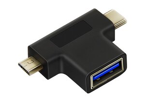 CABLETIME αντάπτορας USB 3.0 σε USB-C & Micro USB C160