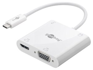GOOBAY αντάπτορας USB Type-C σε HDMI+VGA+PD 52418