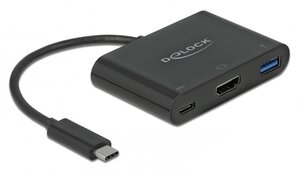 DELOCK αντάπτορας USB-C σε HDMI+USB+USB-C PD 2.0 64091