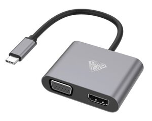 AULA αντάπτορας USB Type-C σε HDMI & VGA UC-901