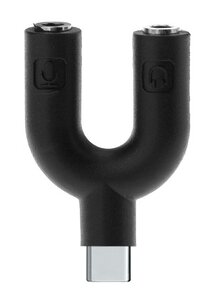 POWERTECH αντάπτορας USB Type-C σε 2x 3.5mm CAB-J052