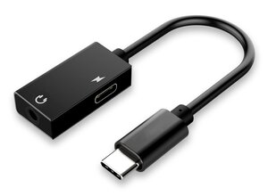 POWERTECH αντάπτορας USB-C σε USB-C & 3.5mm CAB-UC053