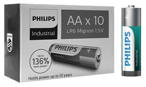 PHILIPS Industrial αλκαλικές μπαταρίες LR6I10C/10