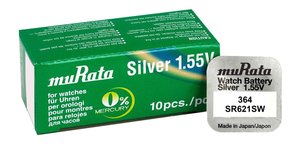 MURATA μπαταρία Silver Oxide για ρολόγια SR621SW