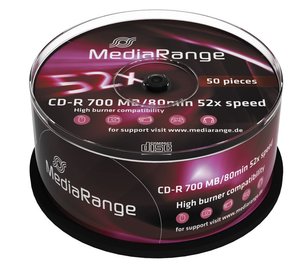 MEDIARANGE CD-R 52x 700MB/80min
