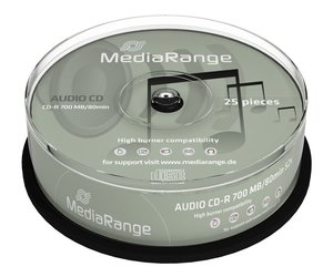 MEDIARANGE AUDIO CD-R 12x 700MB/80min