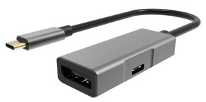 POWERTECH αντάπτορας USB Type-C σε DisplayPort + PD PTH-054