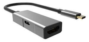 POWERTECH αντάπτορας USB Type-C σε HDMI + PD PTH-055