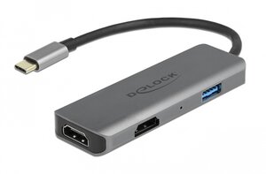 DELOCK αντάπτορας USB Type-C σε USB & 2x HDMI 87780