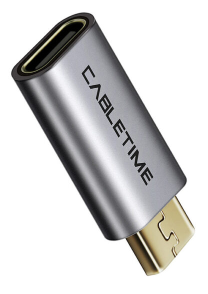 CABLETIME αντάπτορας OTG Micro USB σε USB Type-C C160