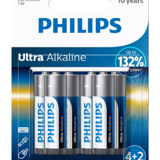 PHILIPS Ultra αλκαλικές μπαταρίες LR6E6BP/10