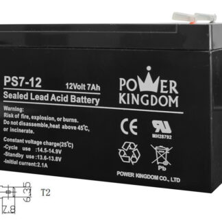 POWER KINGDOM μπαταρία μολύβδου PS7-12