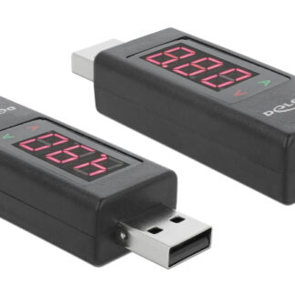 DELOCK αντάπτορας USB 65569 με οθόνη ένδειξης V/A