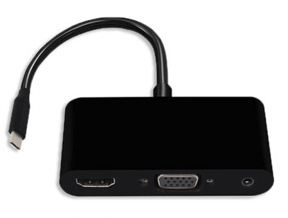 POWERTECH αντάπτορας USB-C σε HDMI/VGA/3.5mm CAB-UC064